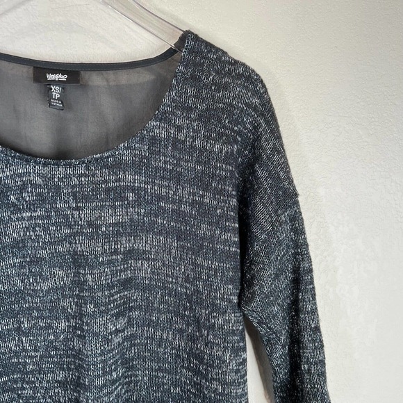 Mossimo Women's Crewneck Pullover Sweater Long Sleeve‎ Heather Gray Size XS - Picture 5 of 12